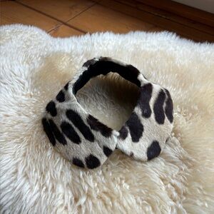 Vintage Leopard Fur Collar